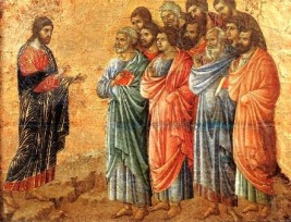 Christ teaching the apostles