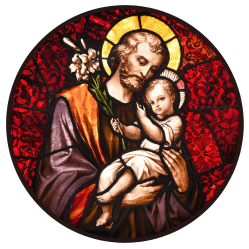 St Joseph with Jesus